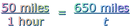 50/1=650/x