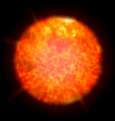 Artist's rendering of a Red Dwarf star